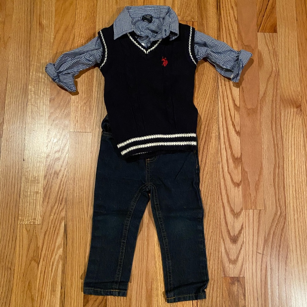 Ralph Lauren polo little boys outfit